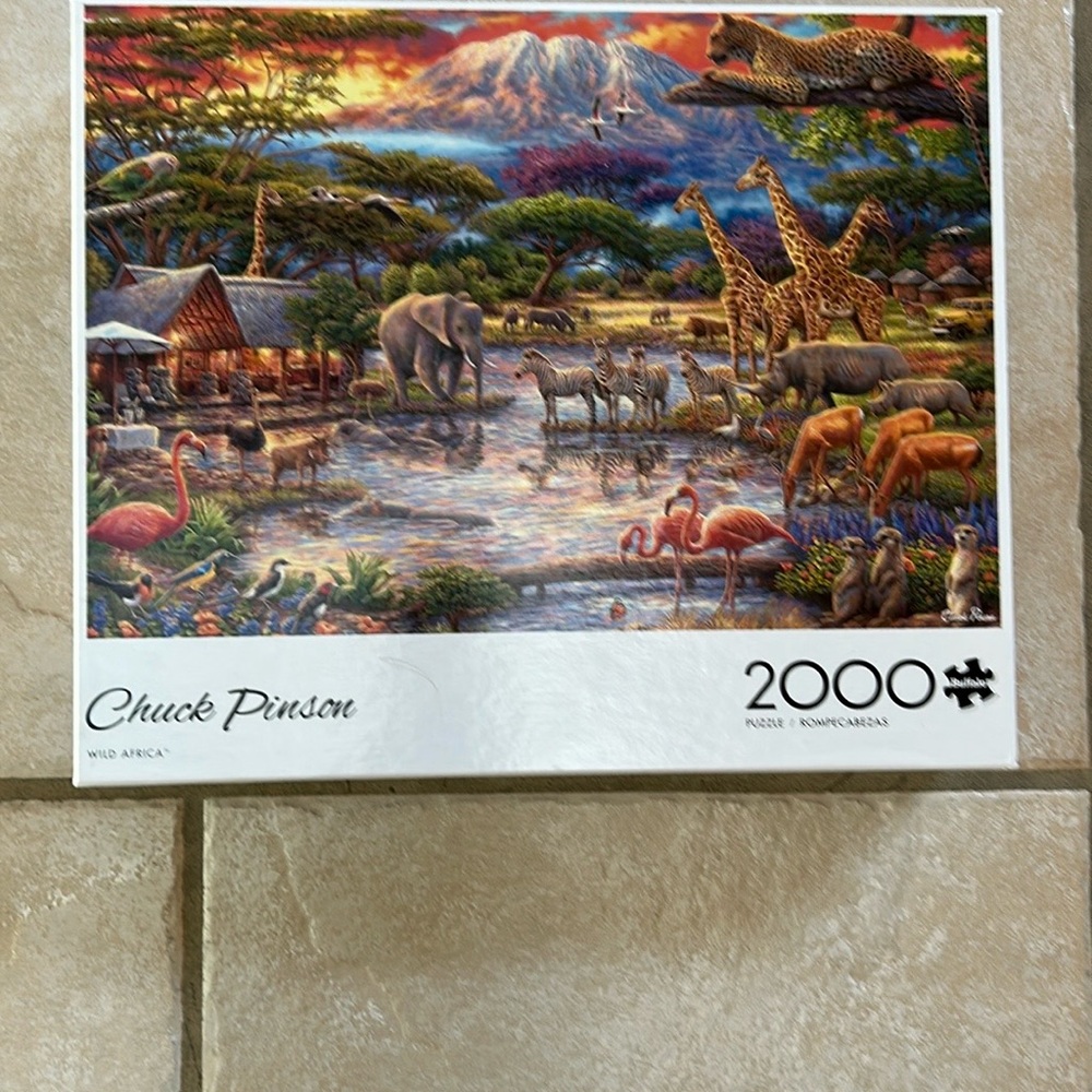 Chuck Pinson Wild Africa Puzzle - 2000 Pieces